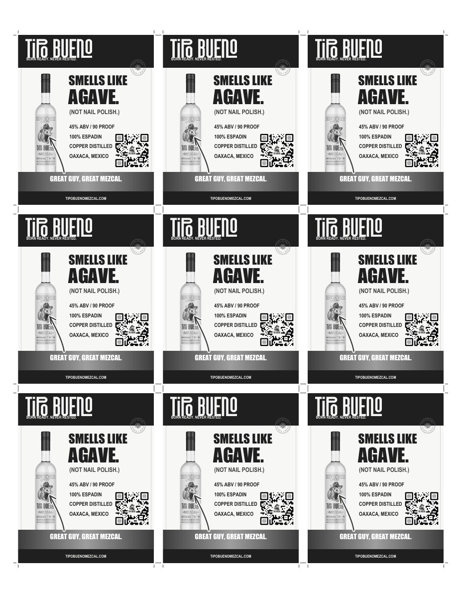 Preview of Gondola print sheet, 9-up US letter - grayscale - crop marks included